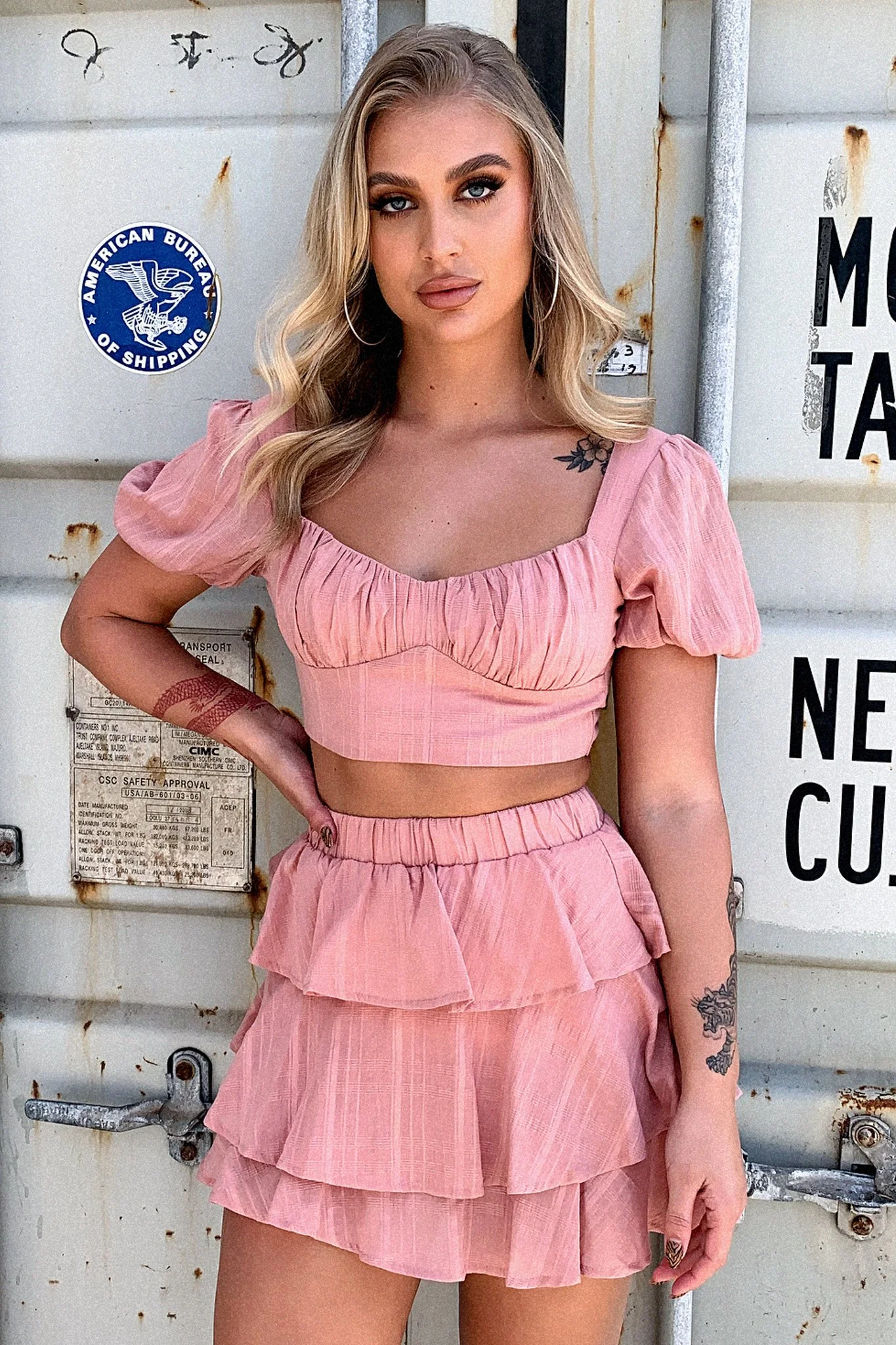 Zayn Skirt - Blush - Image 2
